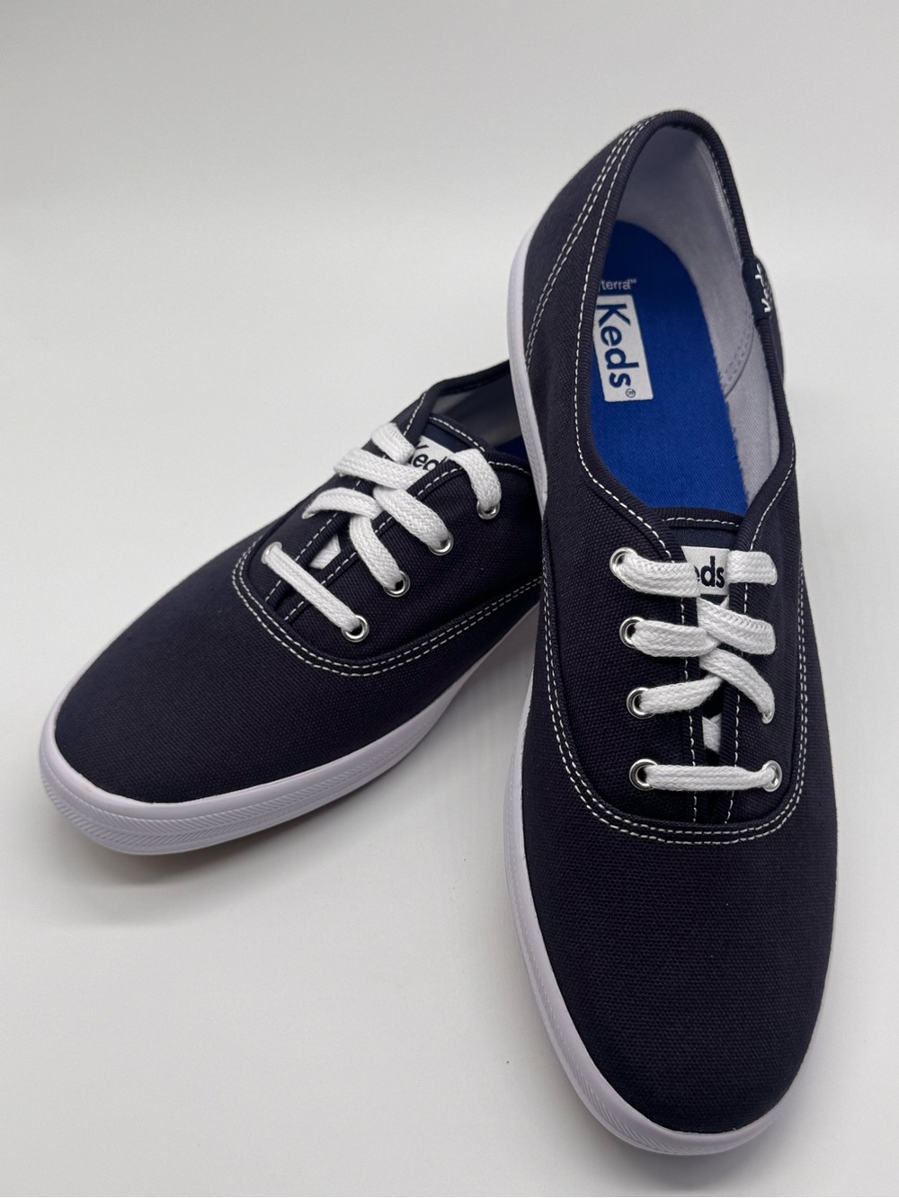 Keds Champion Original Navy Canvas Sneakers Women’s Size 9.5 New